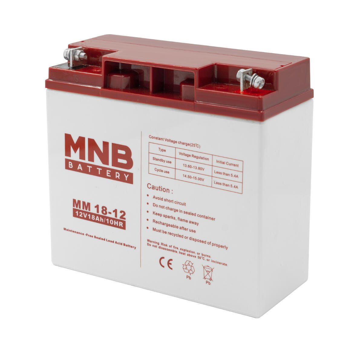 MNB MМ 18-12 18А/ч 12В Аккумуляторная батарея